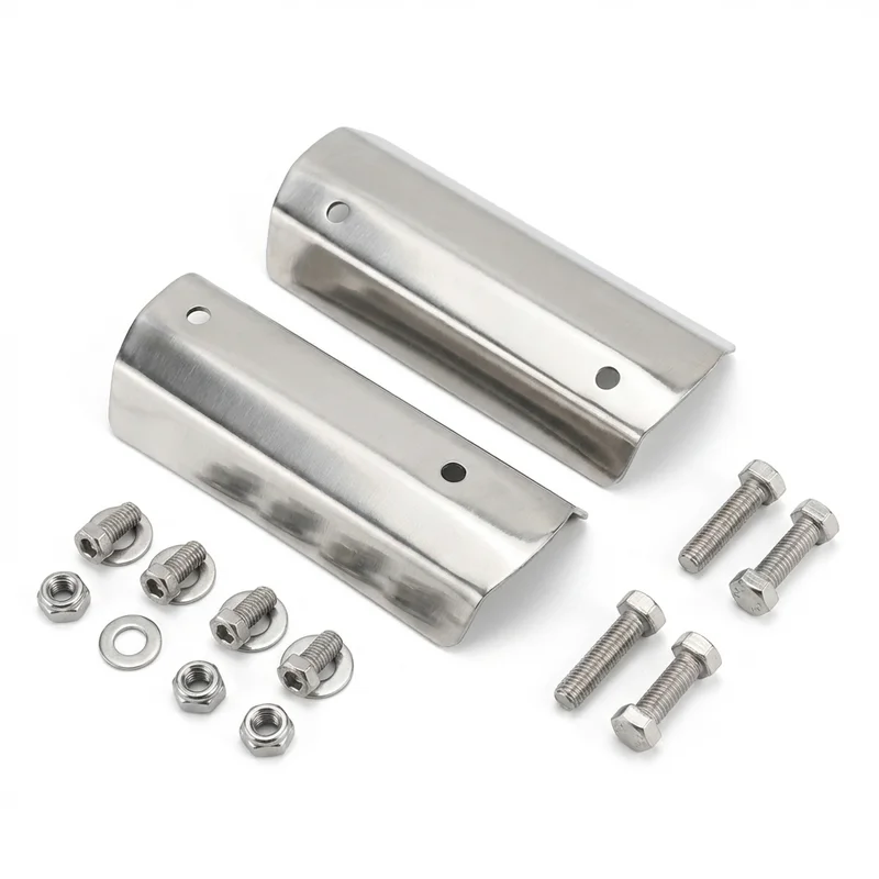 Stainless Steel Mounting Bracket Kit for Hummer H3 (2006 - 2010) - 1