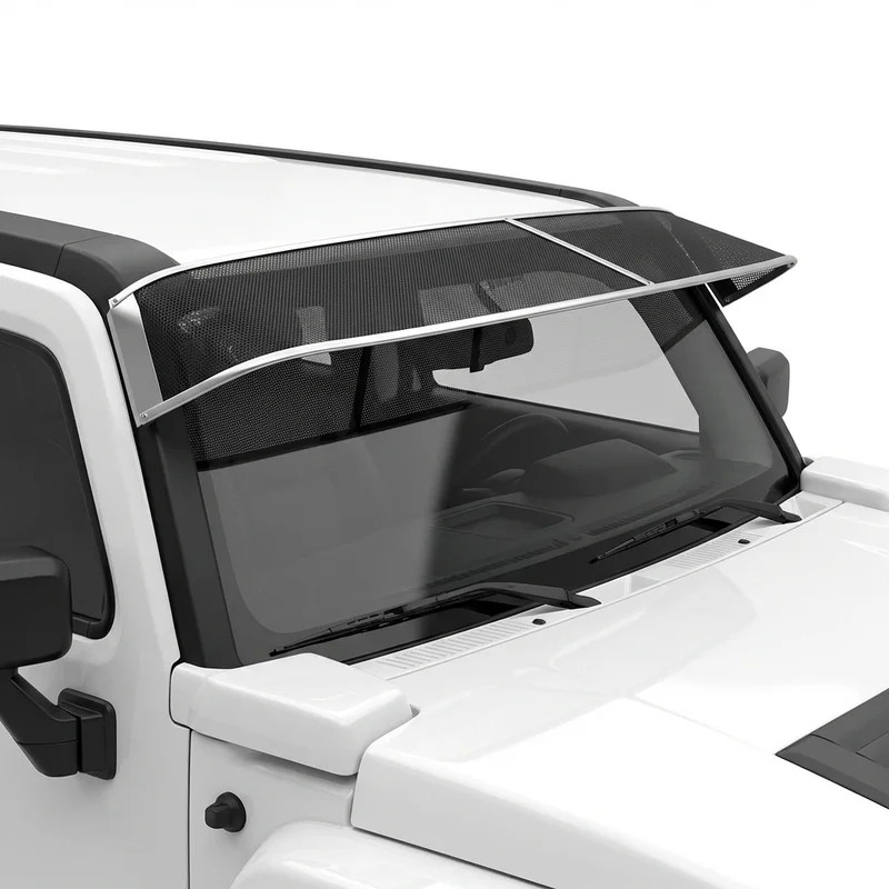 Premium Mesh Windscreen Sunvisor for Hummer H3 (2006 - 2010) - 1