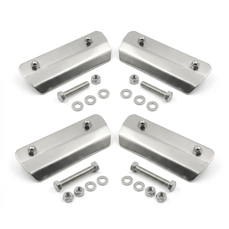 Stainless Steel Mounting Bracket Kit for Hummer H3T (2009 - 2010) - 1