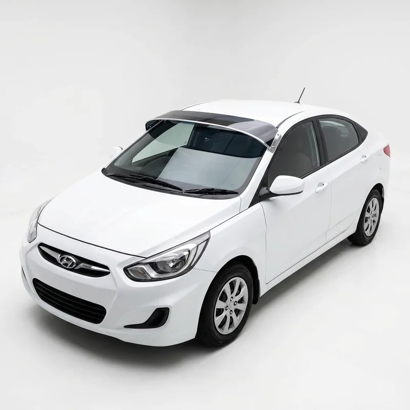 Tinted Acrylic Windscreen Sunvisor for Hyundai Accent (1995 - 2022) - 1