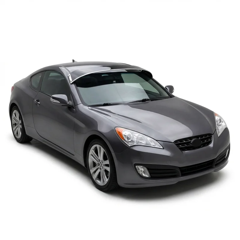 Tinted Acrylic Windscreen Sunvisor for Hyundai Genesis Coupe (2010 - 2016) - 1