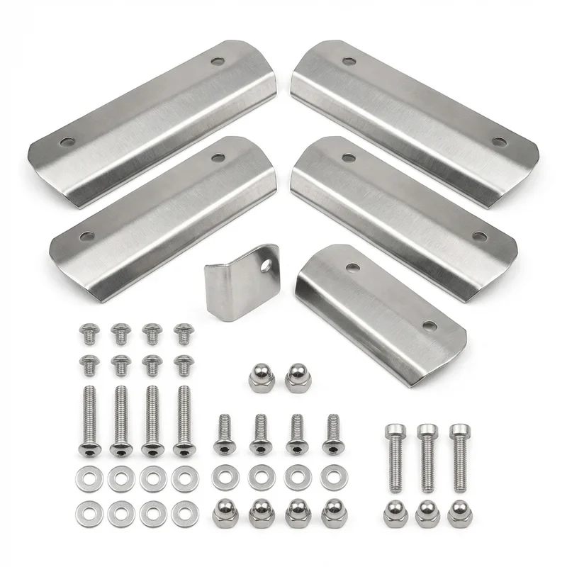 Stainless Steel Mounting Bracket Kit for Hyundai Genesis G70 (2019 - 2025) - 1