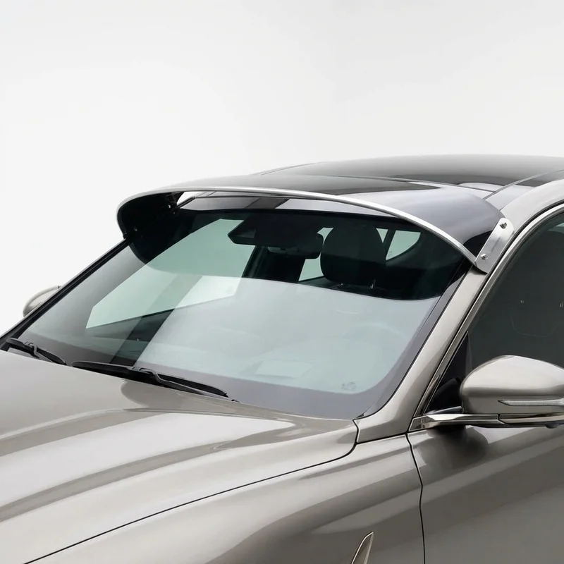 Tinted Acrylic Windscreen Sunvisor for Hyundai Genesis G70 (2019 - 2025) - 1