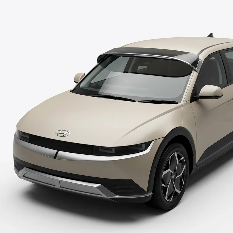 Tinted Acrylic Windscreen Sunvisor for Hyundai Ioniq 5 (2022 - 2025) - 1