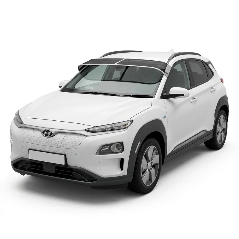 Premium Mesh Windscreen Sunvisor for Hyundai Kona Electric (2019 - 2025) - 1
