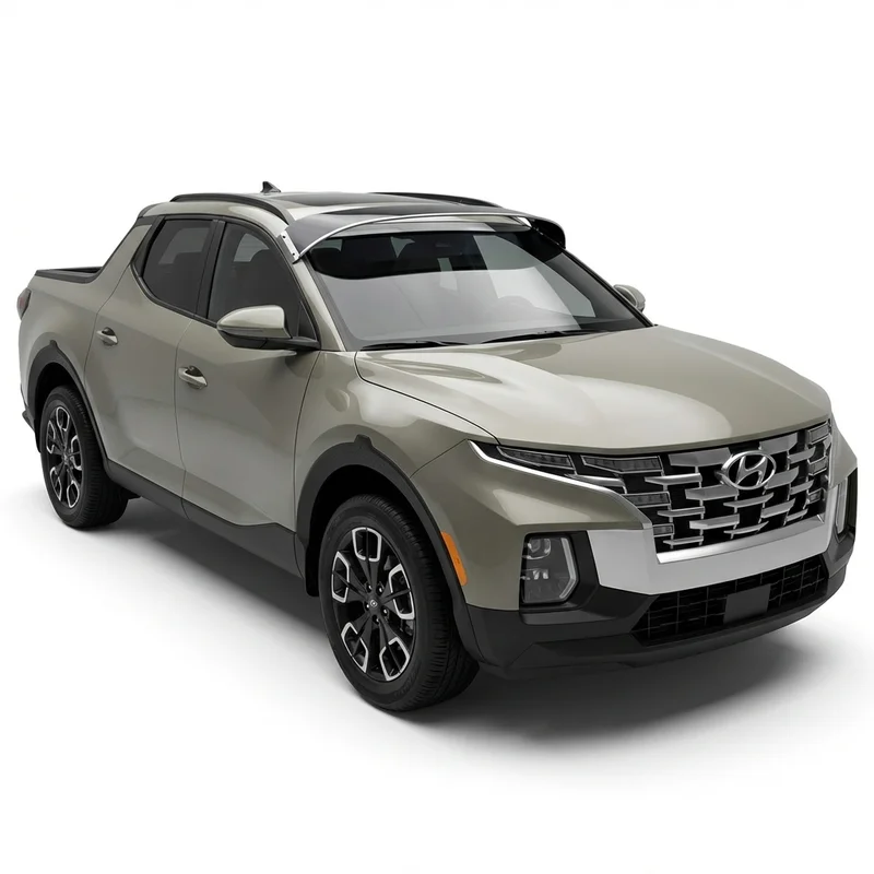 Tinted Acrylic Windscreen Sunvisor for Hyundai Santa Cruz (2022 - 2025) - 1