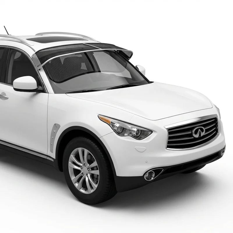 Premium Mesh Windscreen Sunvisor for INFINITI FX37 (2013 - 2013) - 1