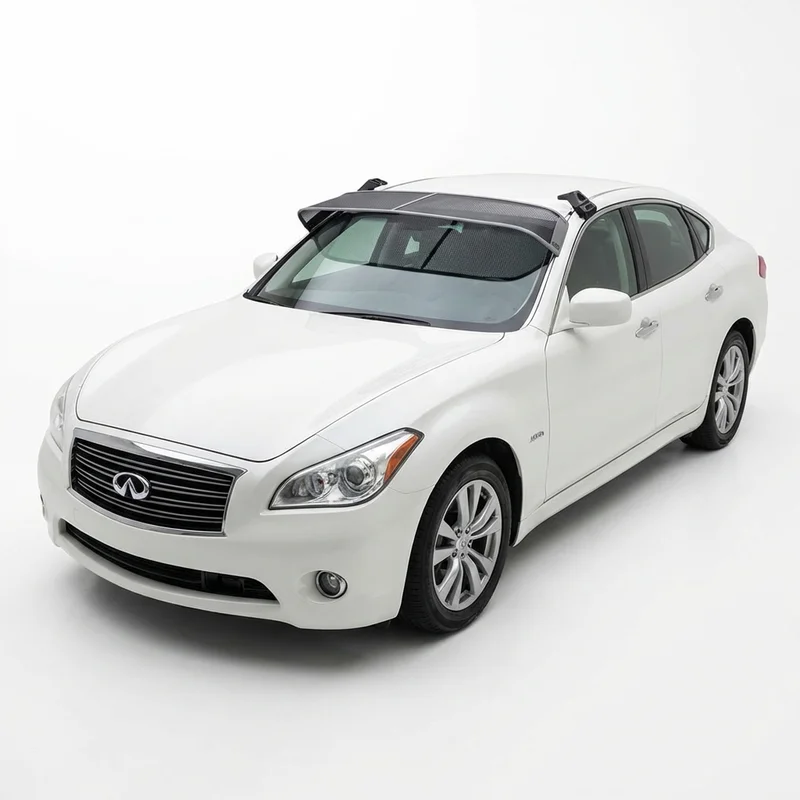 Premium Mesh Windscreen Sunvisor for INFINITI M35h (2012 - 2013) - 1