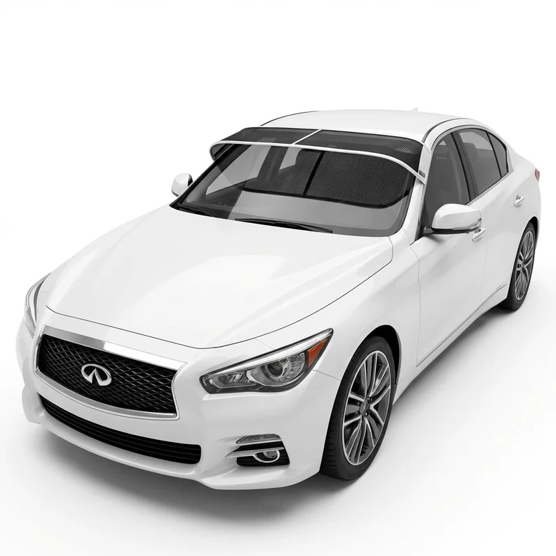Premium Mesh Windscreen Sunvisor for INFINITI Q50 (2014 - 2024) - 1