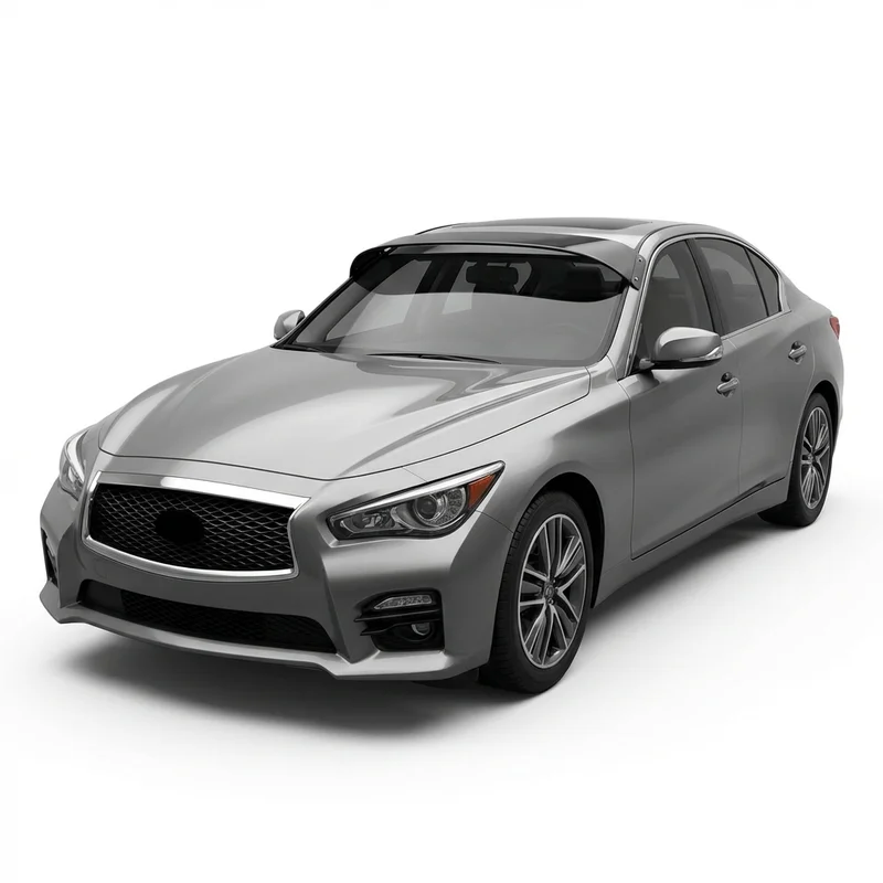 Tinted Acrylic Windscreen Sunvisor for INFINITI Q50 (2014 - 2024) - 1