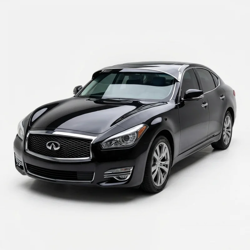 Tinted Acrylic Windscreen Sunvisor for INFINITI Q70 (2014 - 2019) - 1