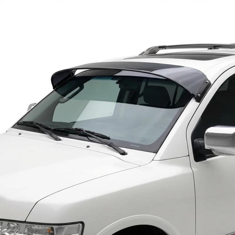 Tinted Acrylic Windscreen Sunvisor for INFINITI QX56 (2004 - 2013) - 1