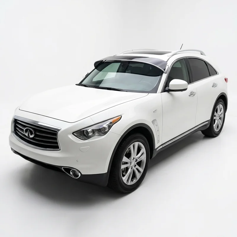 Tinted Acrylic Windscreen Sunvisor for INFINITI QX70 (2014 - 2020) - 1