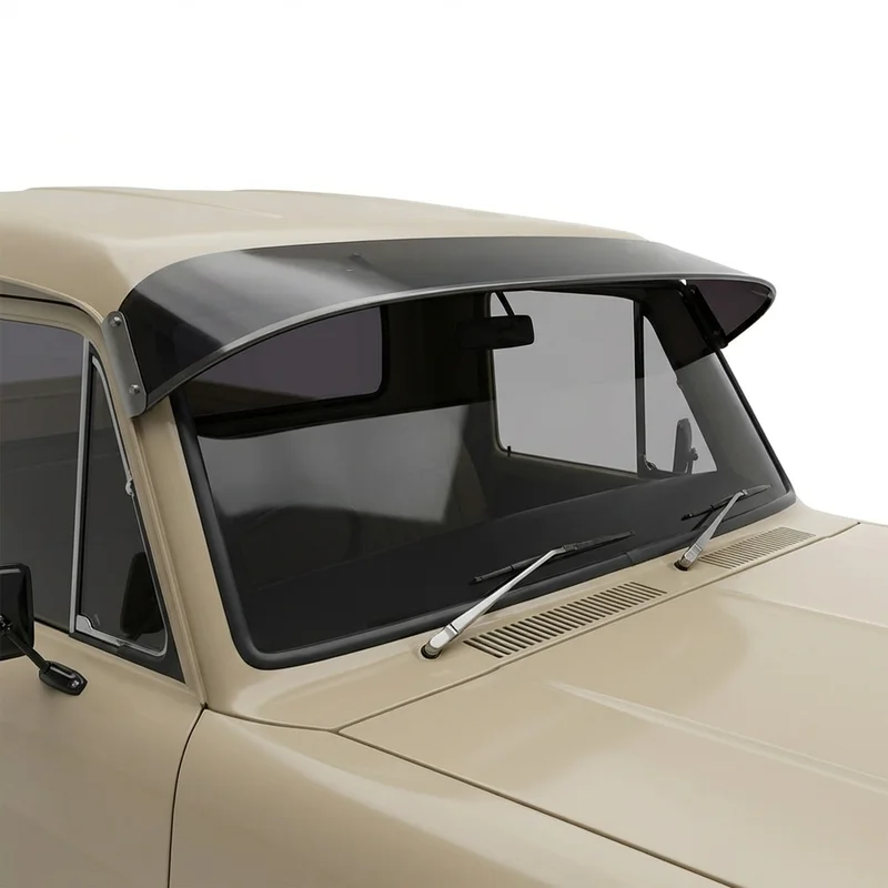 Tinted Acrylic Windscreen Sunvisor for International 1300D (1970 - 1970) - 1