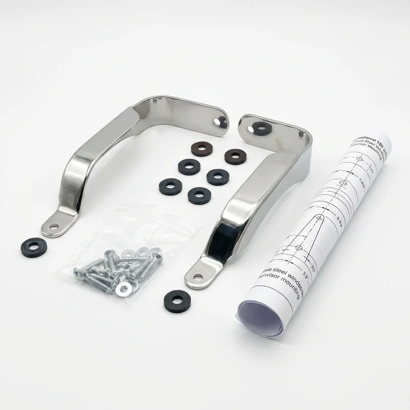 Stainless Steel Mounting Bracket Kit for International 150 (1975 - 1975) - 1