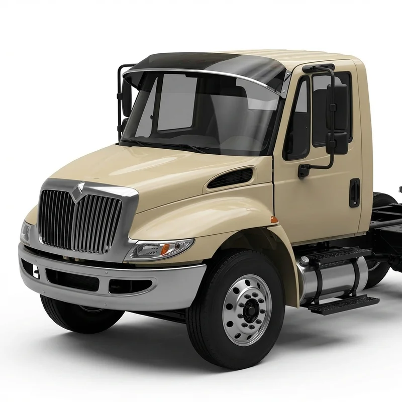 Tinted Acrylic Windscreen Sunvisor for International 4100 (2006 - 2012) - 1