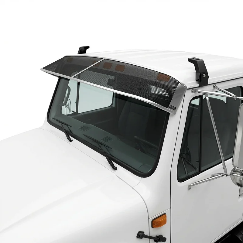 Premium Mesh Windscreen Sunvisor for International 4700LP (1990 - 2002) - 1