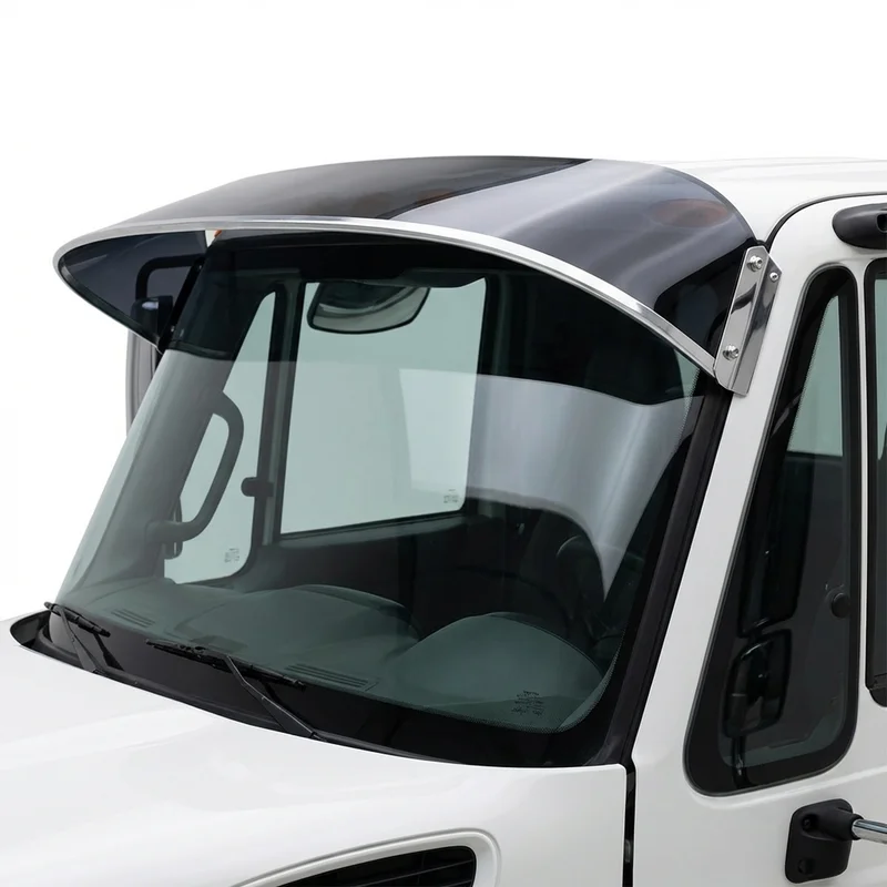 Tinted Acrylic Windscreen Sunvisor for International 8600 SBA (2003 - 2007) - 1
