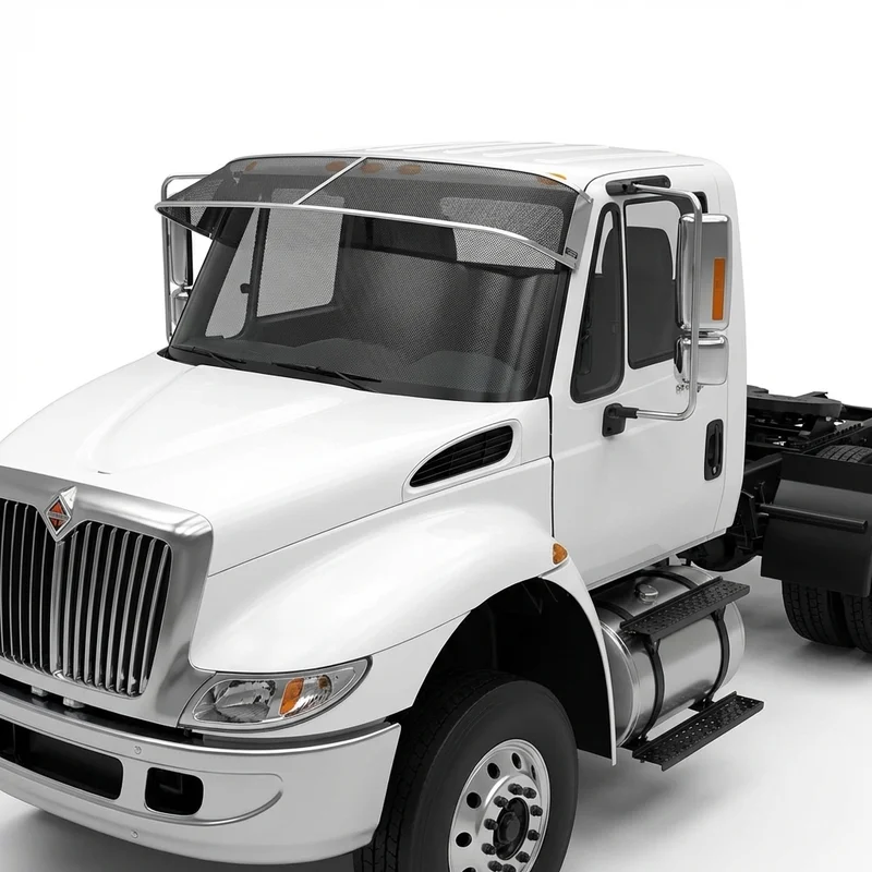 Premium Mesh Windscreen Sunvisor for International 9900ix (2000 - 2009) - 1