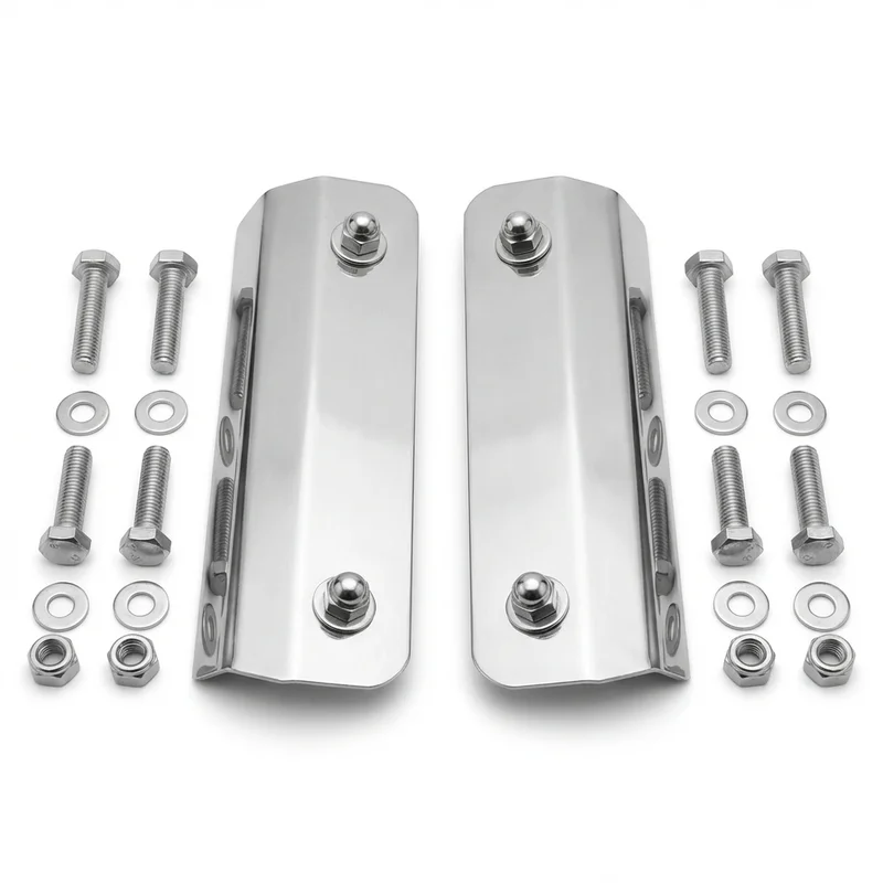 Stainless Steel Mounting Bracket Kit for International F2574 (1989 - 1989) - 1