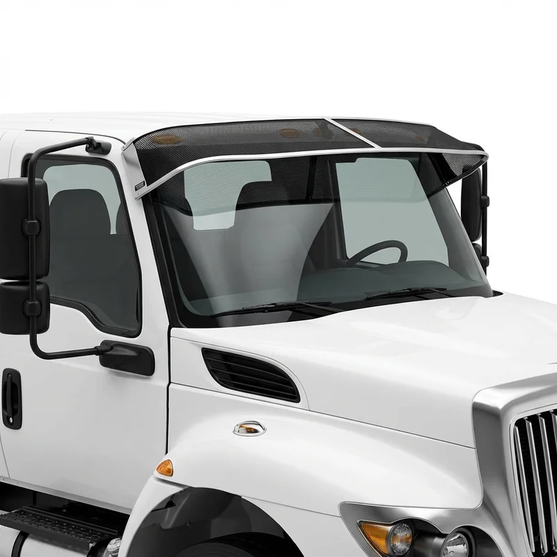 Premium Mesh Windscreen Sunvisor for International HV507 (2019 - 2022) - 1