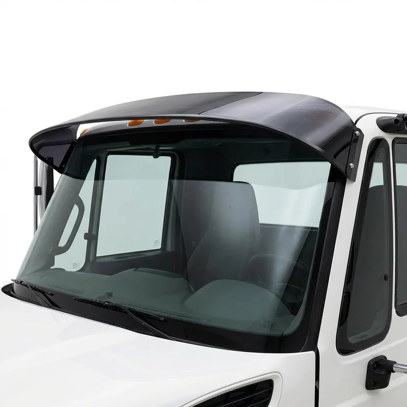 Tinted Acrylic Windscreen Sunvisor for International HV513 (2019 - 2022) - 1