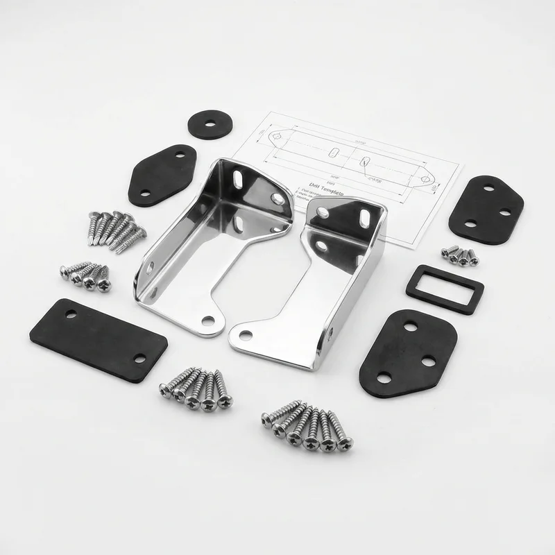 Stainless Steel Mounting Bracket Kit for International MXT (2007 - 2009) - 1