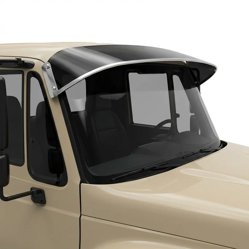 Tinted Acrylic Windscreen Sunvisor for International RH613 (2018 - 2021) - 1