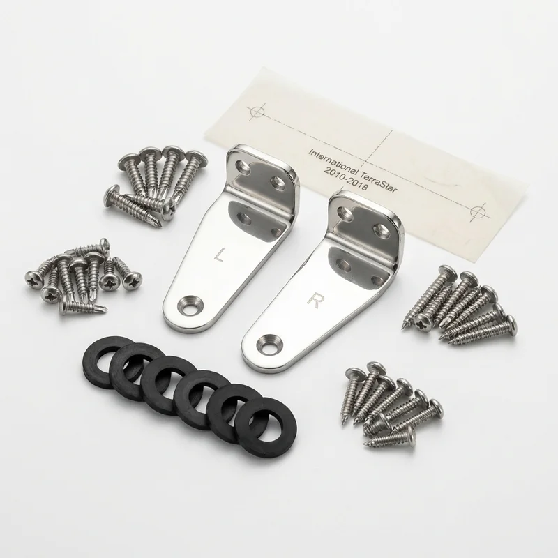 Stainless Steel Mounting Bracket Kit for International TerraStar (2010 - 2018) - 1