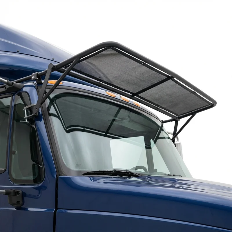 Premium Mesh Windscreen Sunvisor for International TranStar (2015 - 2018) - 1