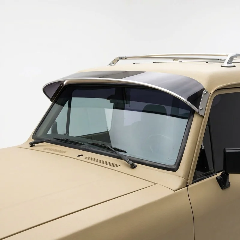 Tinted Acrylic Windscreen Sunvisor for International Travelall (1975 - 1975) - 1