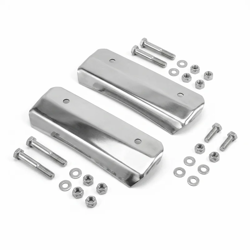 Stainless Steel Mounting Bracket Kit for International WorkStar 7400 (2015 - 2020) - 1