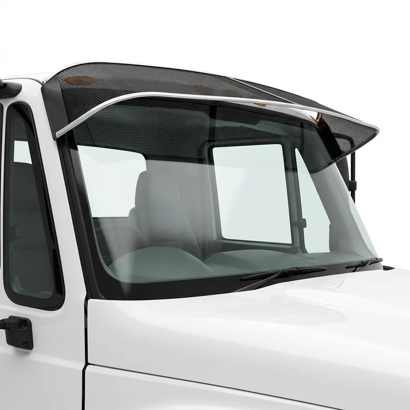 Premium Mesh Windscreen Sunvisor for International WorkStar 7600 (2008 - 2020) - 1