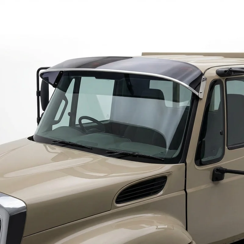 Tinted Acrylic Windscreen Sunvisor for International WorkStar 7600 (2008 - 2020) - 1