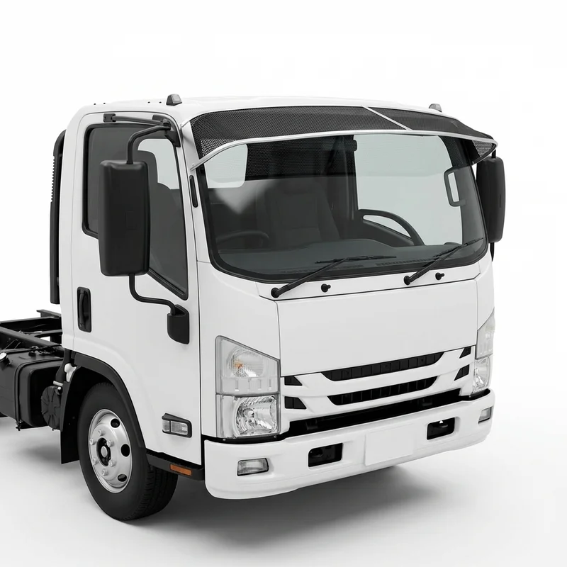 Premium Mesh Windscreen Sunvisor for Isuzu ELF 200 (2019 - 2020) - 1
