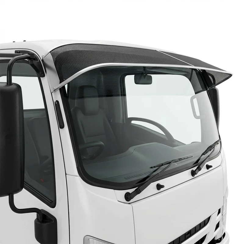 Premium Mesh Windscreen Sunvisor for Isuzu ELF 300 (2019 - 2020) - 1