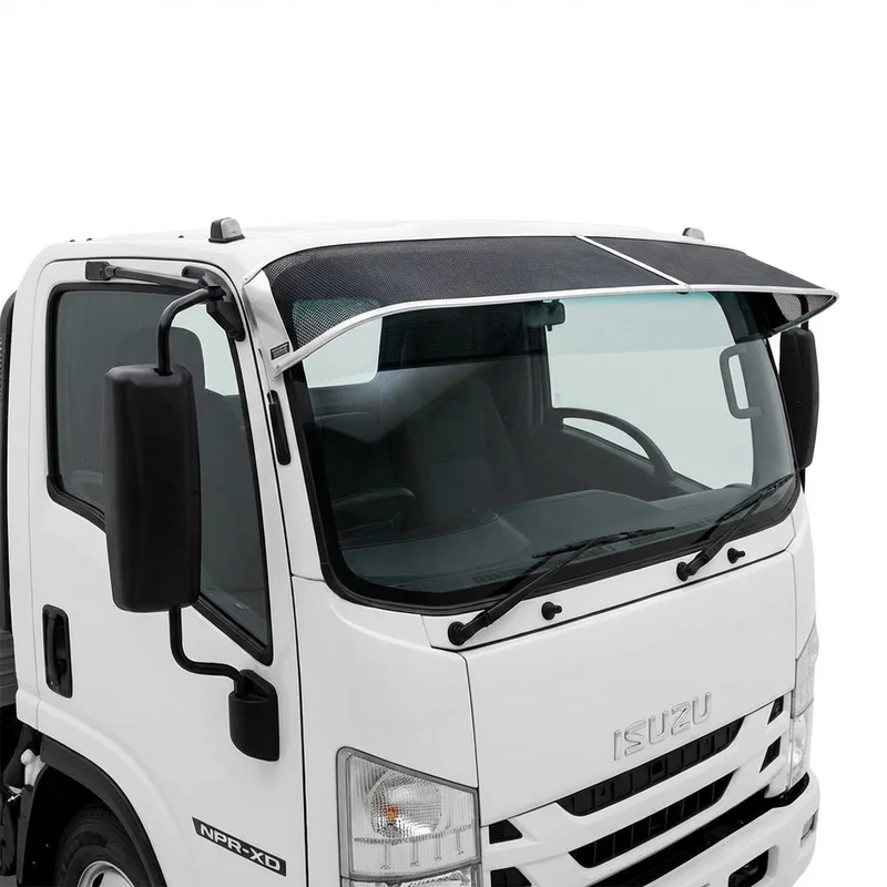 Premium Mesh Windscreen Sunvisor for Isuzu NPR-XD (2015 - 2019) - 1