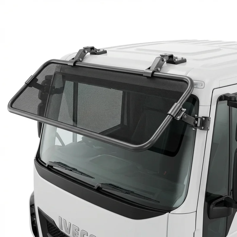 Premium Mesh Windscreen Sunvisor for Iveco EuroTurbo 230T (1987 - 1988) - 1