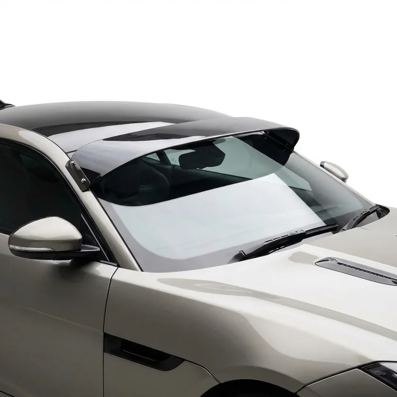 Tinted Acrylic Windscreen Sunvisor for Jaguar F-Type (2014 - 2024) - 1