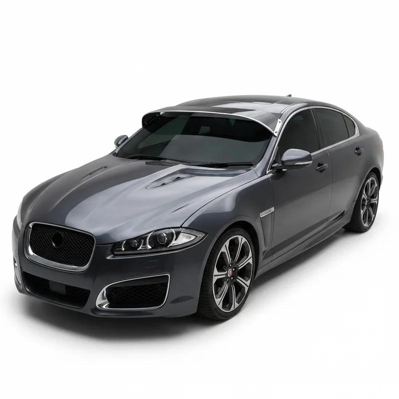 Tinted Acrylic Windscreen Sunvisor for Jaguar XFR-S (2013 - 2015) - 1