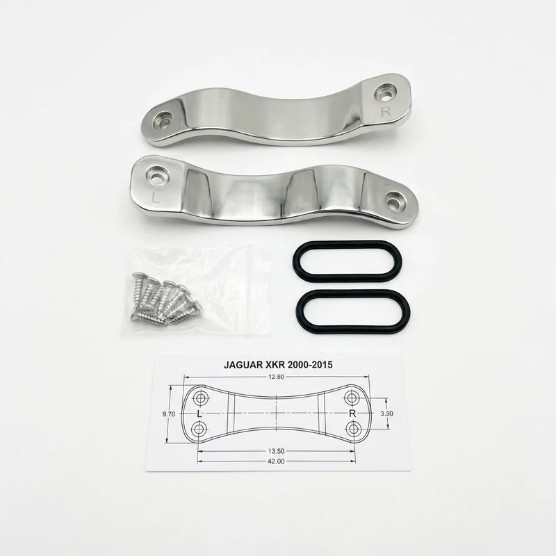 Stainless Steel Mounting Bracket Kit for Jaguar XKR (2000 - 2015) - 1