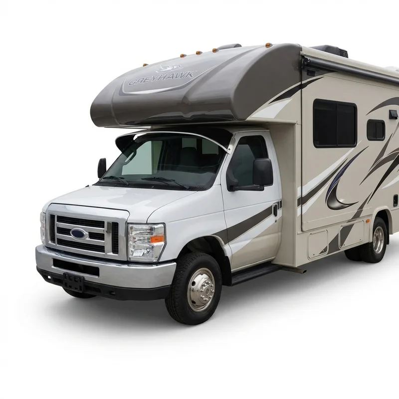 Tinted Acrylic Windscreen Sunvisor for Jayco Greyhawk (2019 - 2022) - 1