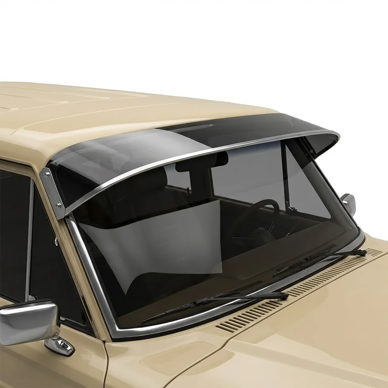 Tinted Acrylic Windscreen Sunvisor for Jeep Cherokee (1974 - 2023) - 1