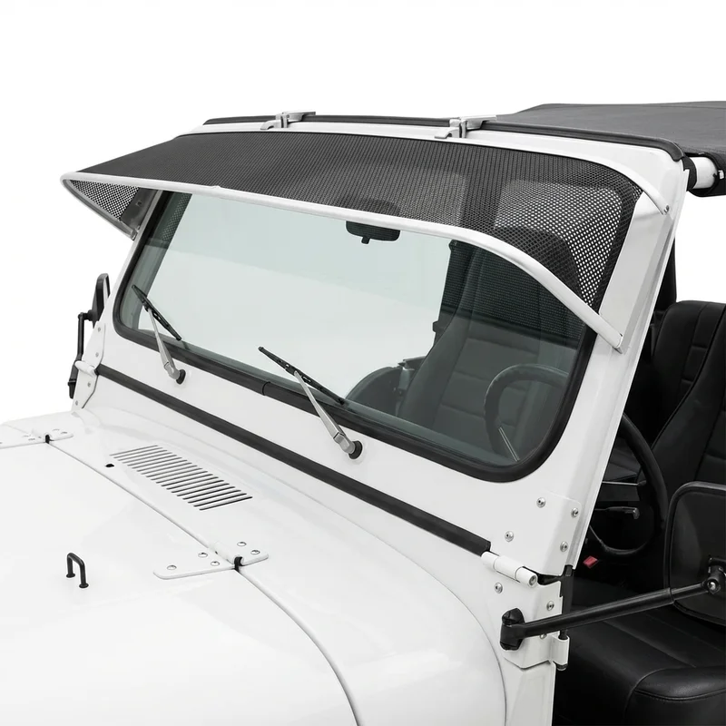 Premium Mesh Windscreen Sunvisor for Jeep CJ5 (1969 - 1983) - 1