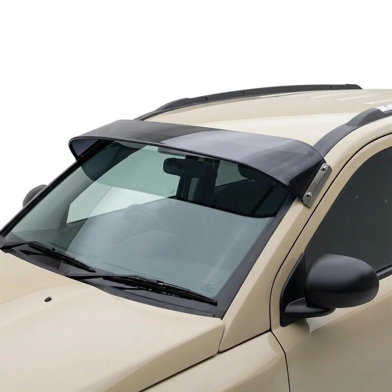 Tinted Acrylic Windscreen Sunvisor for Jeep Compass (2007 - 2025) - 1