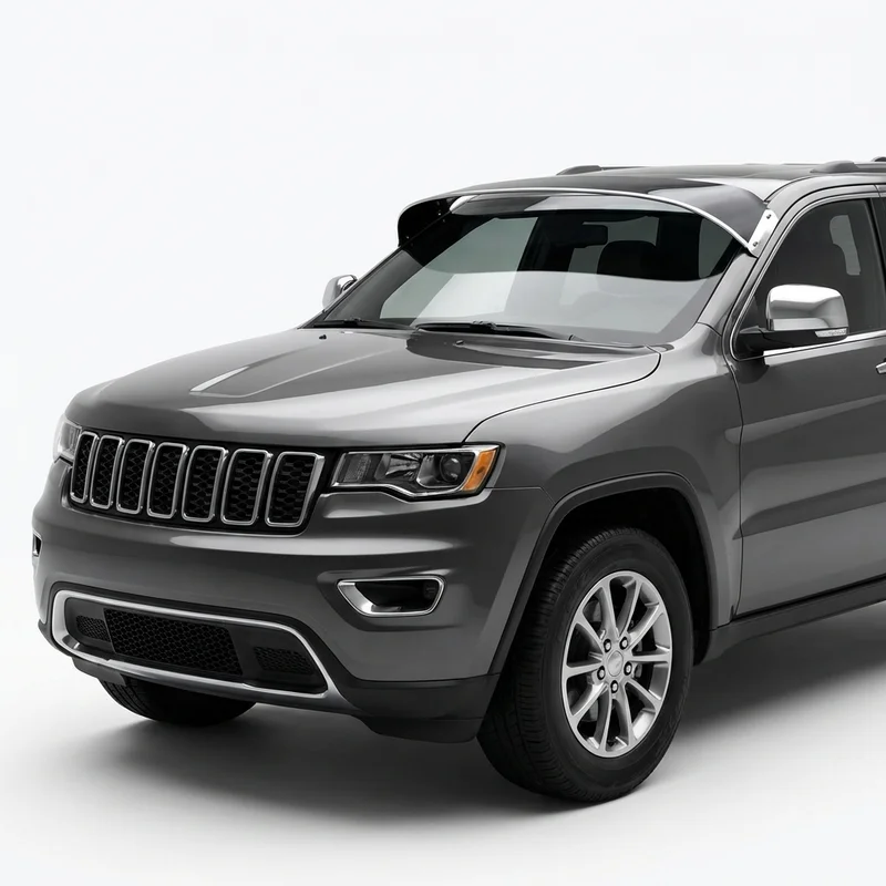 Tinted Acrylic Windscreen Sunvisor for Jeep Grand Cherokee WK (2022 - 2022) - 1