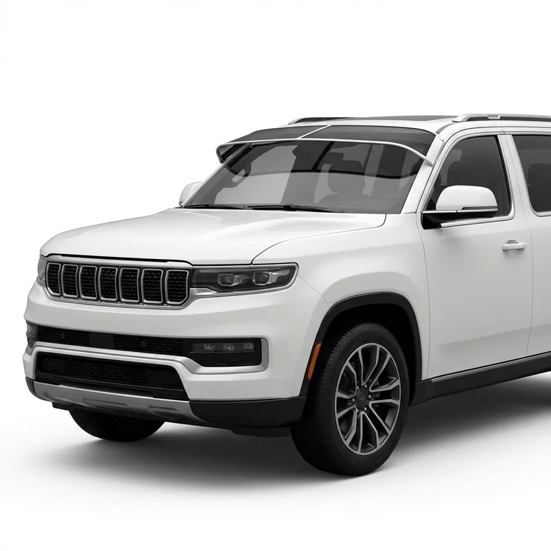 Premium Mesh Windscreen Sunvisor for Jeep Grand Wagoneer L (2023 - 2025) - 1