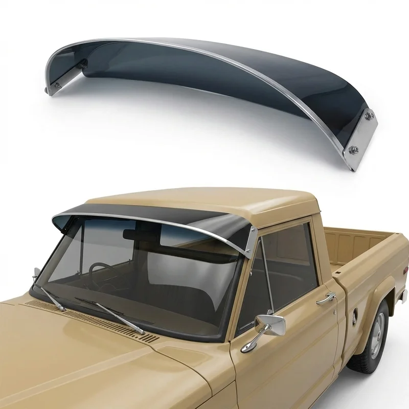 Tinted Acrylic Windscreen Sunvisor for Jeep J-3600 (1970 - 1970) - 1