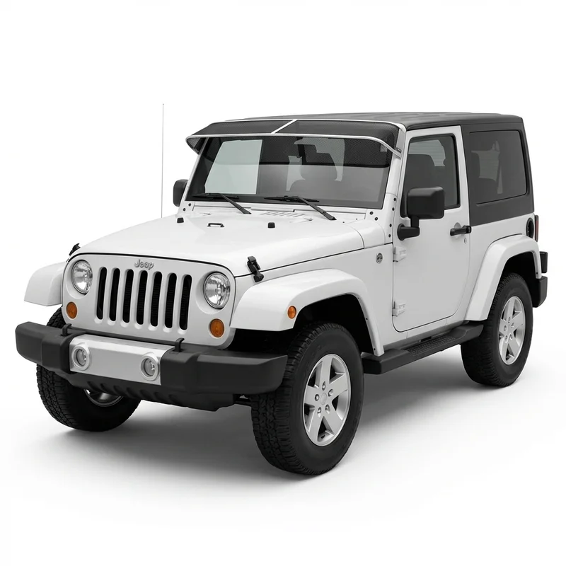 Premium Mesh Windscreen Sunvisor for Jeep J-3700 (1970 - 1970) - 1