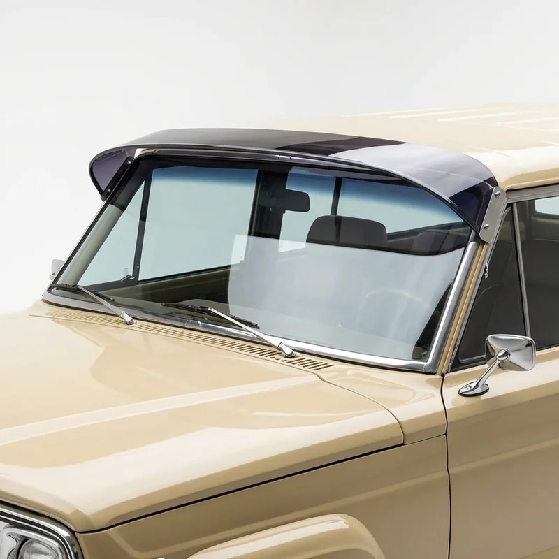 Tinted Acrylic Windscreen Sunvisor for Jeep J-3800 (1970 - 1971) - 1